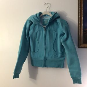 Blue Vintage Lululemon Scuba Hoodie